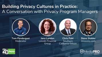 Free download Building a Privacy Culture: A Conversation with Privacy Program Managers video and edit with RedcoolMedia movie maker MovieStudio video editor online and AudioStudio audio editor onlin