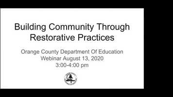 Free download Building Community Through Restorative Practices - Webinar video and edit with RedcoolMedia movie maker MovieStudio video editor online and AudioStudio audio editor onlin