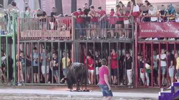 Free download Bulls Set on Fire as Entertainment in La Vall dUix, Spain video and edit with RedcoolMedia movie maker MovieStudio video editor online and AudioStudio audio editor onlin