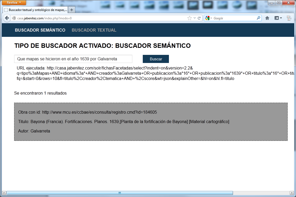 Download web tool or web app Buscador semántico y ontológico