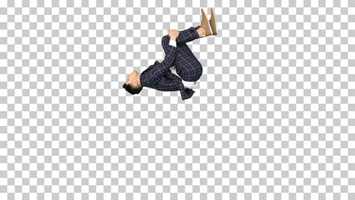 Free download Businessman makes a back flip and shows, Alpha Channel | Stock Footage - Videohive video and edit with RedcoolMedia movie maker MovieStudio video editor online and AudioStudio audio editor onlin