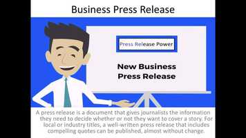 Free download Business Press Release.mp4 video and edit with RedcoolMedia movie maker MovieStudio video editor online and AudioStudio audio editor onlin