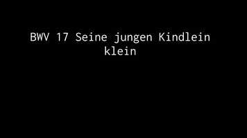 Free download BWV 17 Wie sich ein Vater erbarmet ber seine junge Kindlein klein video and edit with RedcoolMedia movie maker MovieStudio video editor online and AudioStudio audio editor onlin