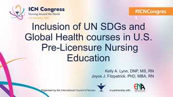 Free download C282 Inclusion of UN SDGs and Global Health courses in US Prelicensure Nsg Education_Kelly_Lynn video and edit with RedcoolMedia movie maker MovieStudio video editor online and AudioStudio audio editor onlin
