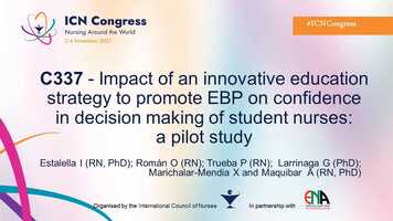 Free download C337 Impact of an innovative education strategy to promote EBP on confidence in decision making of students nurses video and edit with RedcoolMedia movie maker MovieStudio video editor online and AudioStudio audio editor onlin