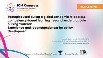 Free download C397 Strategies used during a global pandemic to address competency-based learning needs of undergraduate nursing students exper video and edit with RedcoolMedia movie maker MovieStudio video editor online and AudioStudio audio editor onlin