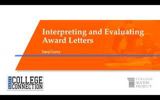 Free download CAP: Interpreting  Evaluating Financial Aid Award Letters video and edit with RedcoolMedia movie maker MovieStudio video editor online and AudioStudio audio editor onlin