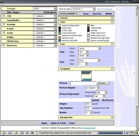 Download web tool or web app Caravel Content Management System