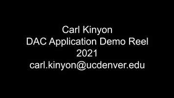 Free download Carl Kinyons DAC Demo Reel 2021 video and edit with RedcoolMedia movie maker MovieStudio video editor online and AudioStudio audio editor onlin