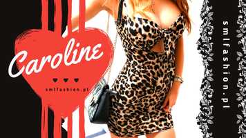 Free download Caroline Sukienka panterka mini, szeleczki, wiązana w dekolcie video and edit with RedcoolMedia movie maker MovieStudio video editor online and AudioStudio audio editor onlin