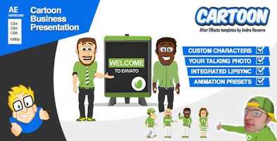 Free download Cartoon Business Presentation | After Effects Template video and edit with RedcoolMedia movie maker MovieStudio video editor online and AudioStudio audio editor onlin
