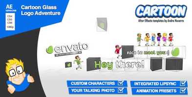 Free download Cartoon Glass Logo Adventure | After Effects Project Files - Videohive template video and edit with RedcoolMedia movie maker MovieStudio video editor online and AudioStudio audio editor onlin