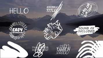 Free download Cartoon Scribble Titles | After Effects | After Effects Project Files - Videohive template video and edit with RedcoolMedia movie maker MovieStudio video editor online and AudioStudio audio editor onlin