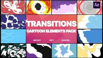 Free download Cartoon Transitions | After Effects | After Effects Project Files - Videohive template video and edit with RedcoolMedia movie maker MovieStudio video editor online and AudioStudio audio editor onlin