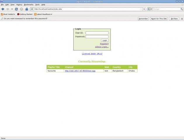 Download web tool or web app CastME!