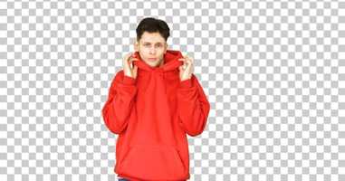 Free download Casual man in red hoody dancing, Alpha Channel | Stock Footage - Envato elements video and edit with RedcoolMedia movie maker MovieStudio video editor online and AudioStudio audio editor onlin