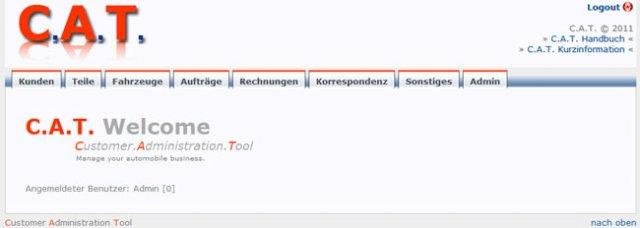 Download web tool or web app C.A.T. (Customer Administration Tool) Download web tool or web app C.A.T. (Customer Administration Tool)
