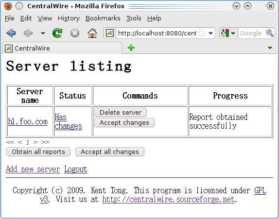 Download web tool or web app CentralWire