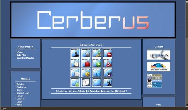 Download web tool or web app Cerberus Content Management System Download web tool or web app Cerberus Content Management System