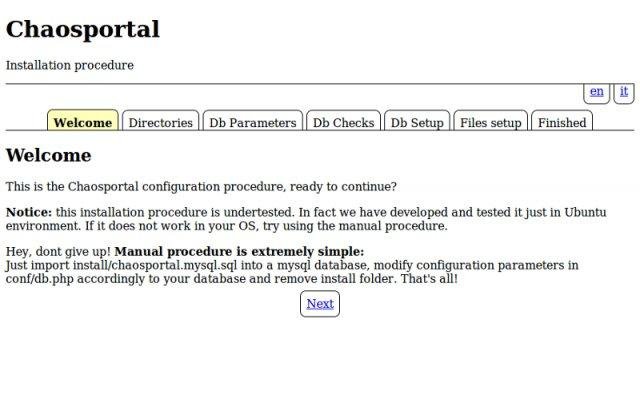 Download web tool or web app ChaosPortal, an usable and modular CMS Download web tool or web app ChaosPortal, an usable and modular CMS