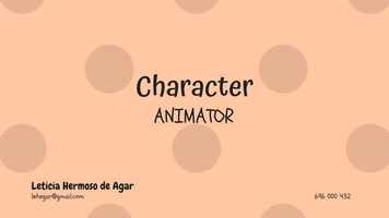 Free download Character animation reel - Leticia Hermoso video and edit with RedcoolMedia movie maker MovieStudio video editor online and AudioStudio audio editor onlin