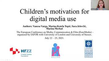 Free download Childrens Motivation for Digital Media Use video and edit with RedcoolMedia movie maker MovieStudio video editor online and AudioStudio audio editor onlin