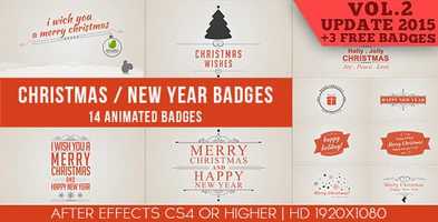 Free download Christmas 2020 / New Year 2020 Badges | After Effects Project Files - Videohive template video and edit with RedcoolMedia movie maker MovieStudio video editor online and AudioStudio audio editor onlin