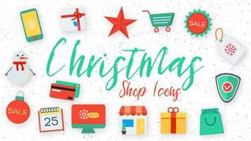 Free download Christmas 2020 Shop Icons - Animation Pack | After Effects Project Files - Videohive template video and edit with RedcoolMedia movie maker MovieStudio video editor online and AudioStudio audio editor onlin
