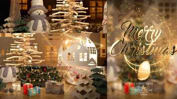 Free download Christmas Greetings 2018 video and edit with RedcoolMedia movie maker MovieStudio video editor online and AudioStudio audio editor onlin