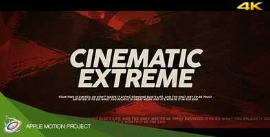 Free download Cinematic Extreme Trailer - Apple Motion Motion Design video and edit with RedcoolMedia movie maker MovieStudio video editor online and AudioStudio audio editor onlin