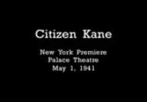 Free download CITIZEN KANE PREMIERE video and edit with RedcoolMedia movie maker MovieStudio video editor online and AudioStudio audio editor onlin