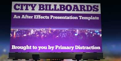 Free download City Billboards | After Effects Project Files - Videohive template video and edit with RedcoolMedia movie maker MovieStudio video editor online and AudioStudio audio editor onlin