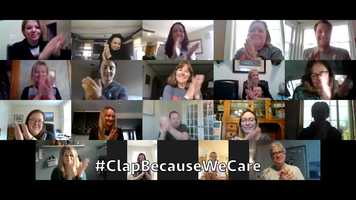 Free download #ClapBecauseWecare video and edit with RedcoolMedia movie maker MovieStudio video editor online and AudioStudio audio editor onlin