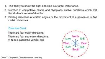 Free download Class 7_Chapter 6_Direction sense_Learning video and edit with RedcoolMedia movie maker MovieStudio video editor online and AudioStudio audio editor onlin