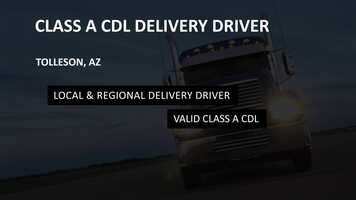 Free download Class A CDL Delivery Driver | Tolleson AZ video and edit with RedcoolMedia movie maker MovieStudio video editor online and AudioStudio audio editor onlin