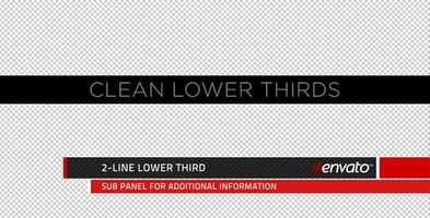 Free download Clean Lower Thirds and Titles | After Effects Project Files - Videohive template video and edit with RedcoolMedia movie maker MovieStudio video editor online and AudioStudio audio editor onlin