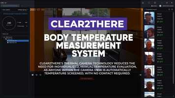 Free download Clear2there Body Temperature Measurement System Demonstration video and edit with RedcoolMedia movie maker MovieStudio video editor online and AudioStudio audio editor onlin
