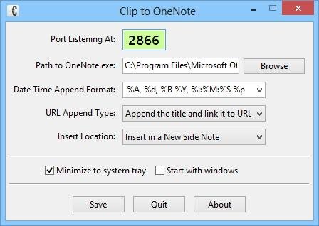 Download web tool or web app Clip to OneNote