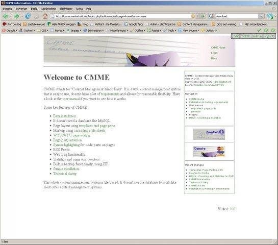 Download web tool or web app CMME
