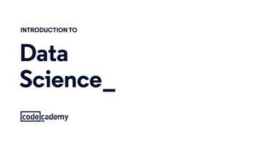 Free download Codecademy: Intro to Data Science video and edit with RedcoolMedia movie maker MovieStudio video editor online and AudioStudio audio editor onlin