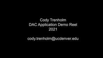 Free download Cody Trenholm DAC Demo Reel 2021 video and edit with RedcoolMedia movie maker MovieStudio video editor online and AudioStudio audio editor onlin