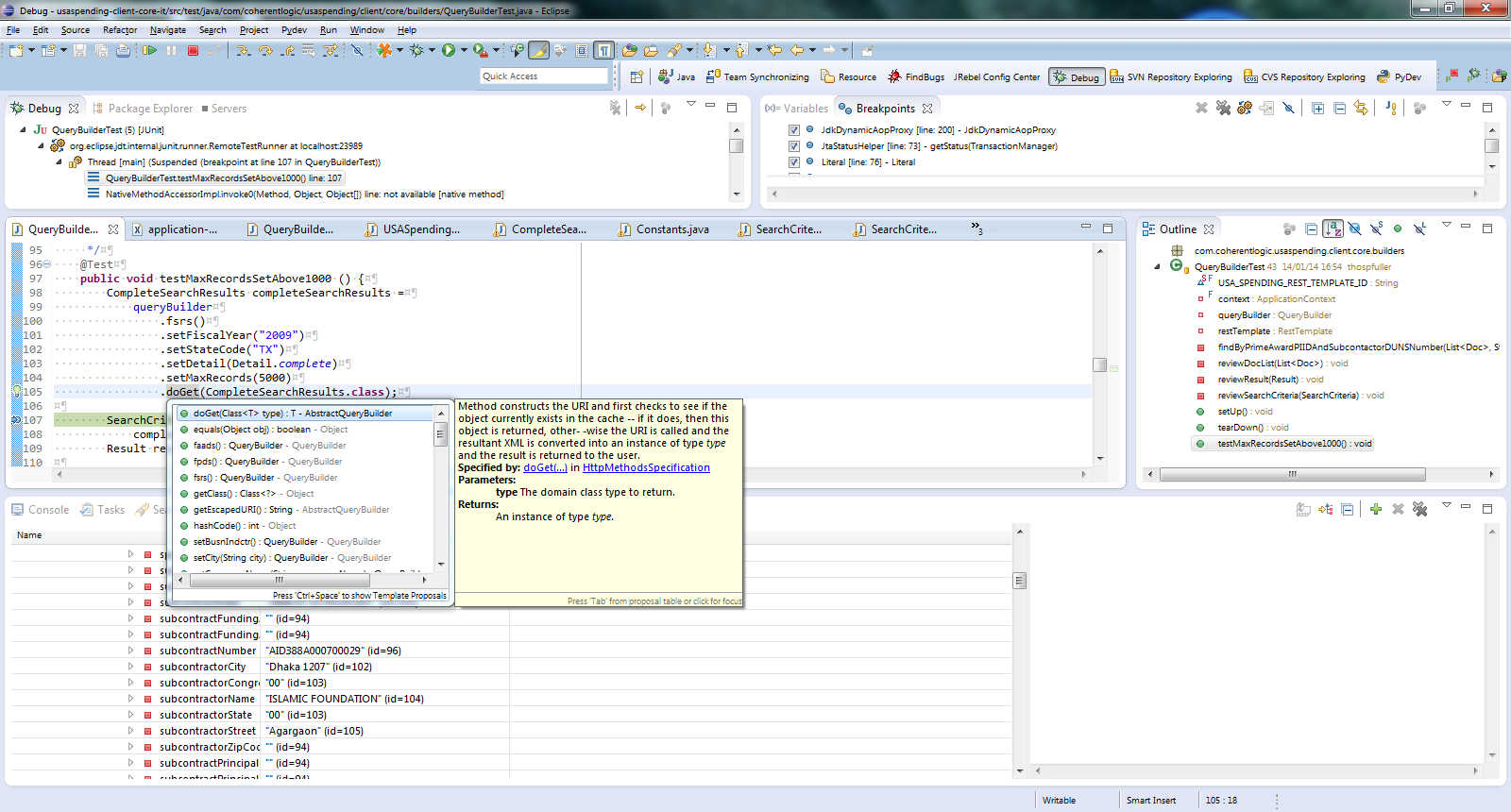 Download web tool or web app Coherent Logic USA Spending Client