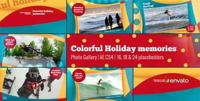 Free download Colorful Holiday Memories - Photo Gallery | After Effects Project Files - Videohive template video and edit with RedcoolMedia movie maker MovieStudio video editor online and AudioStudio audio editor onlin