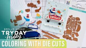 Free download ﻿Coloring with Die Cuts - Spellbinders Live video and edit with RedcoolMedia movie maker MovieStudio video editor online and AudioStudio audio editor onlin
