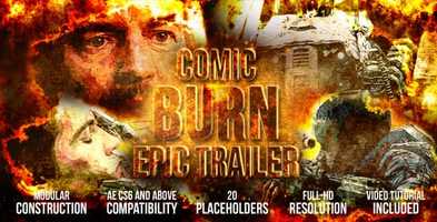 Free download Comic Burn Epic Trailer | After Effects Project Files - Videohive template video and edit with RedcoolMedia movie maker MovieStudio video editor online and AudioStudio audio editor onlin