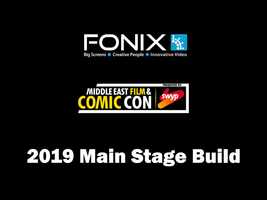Free download Comic Con 2019 Stage Build video and edit with RedcoolMedia movie maker MovieStudio video editor online and AudioStudio audio editor onlin