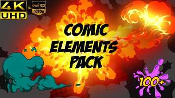 Free download Comic Element Pack | After Effects Project Files - Videohive template video and edit with RedcoolMedia movie maker MovieStudio video editor online and AudioStudio audio editor onlin
