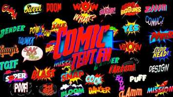 Free download Comic Text FX | After Effects Project Files - Videohive template video and edit with RedcoolMedia movie maker MovieStudio video editor online and AudioStudio audio editor onlin