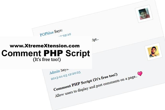 Download web tool or web app Comment PHP Script (Its free too!)! Download web tool or web app Comment PHP Script (Its free too!)!
