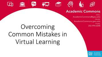 Free download Common Mistakes in Virtual Learning video and edit with RedcoolMedia movie maker MovieStudio video editor online and AudioStudio audio editor onlin